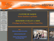 Tablet Screenshot of gym-stprex.ch